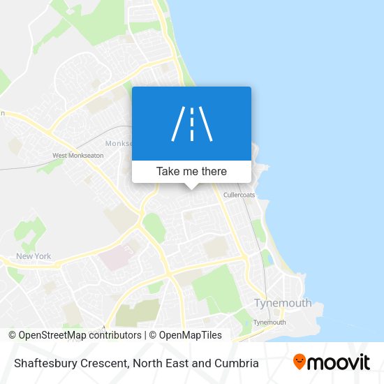 Shaftesbury Crescent map