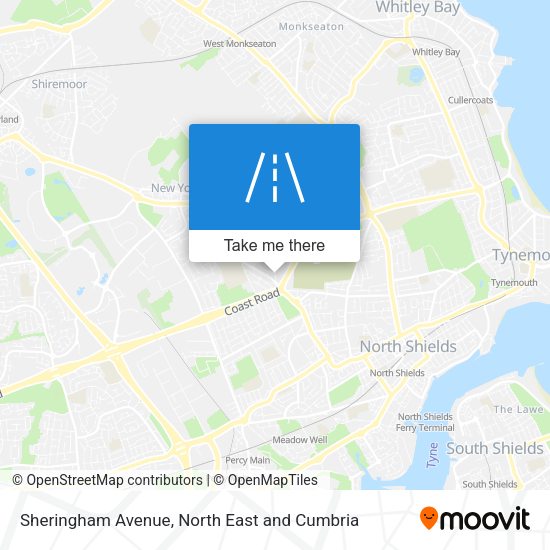Sheringham Avenue map