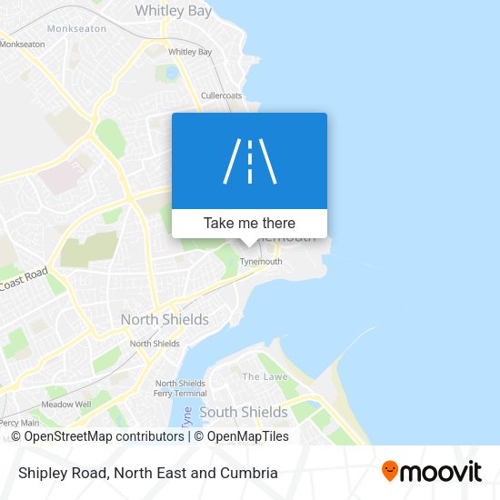 Shipley Road map