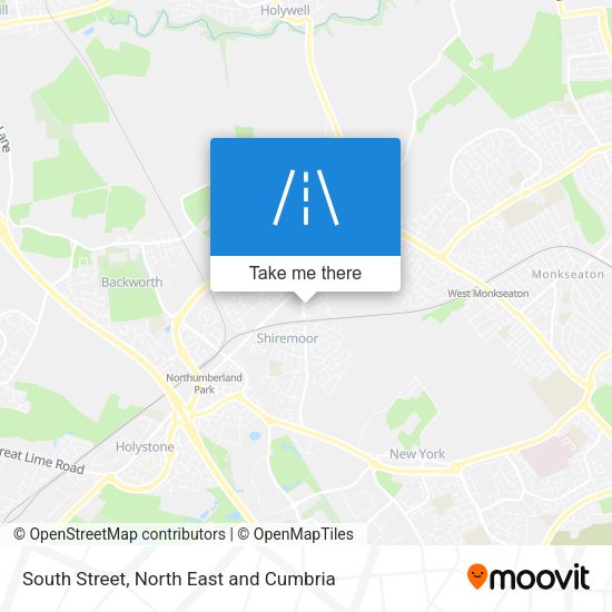 South Street map