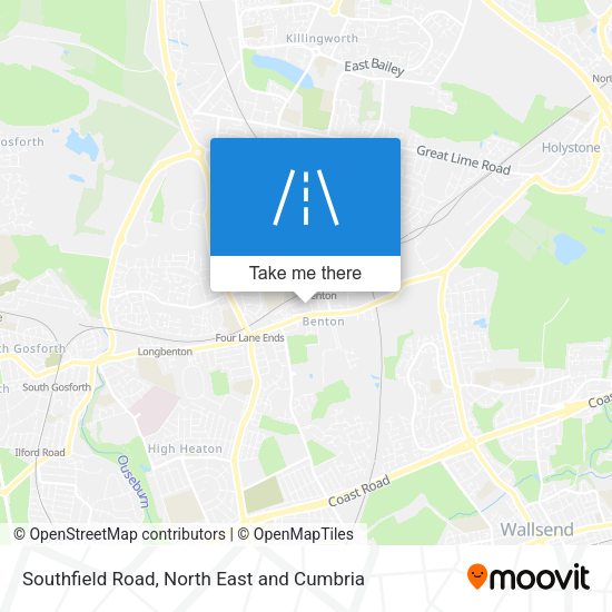 Southfield Road map