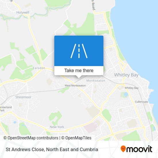 St Andrews Close map