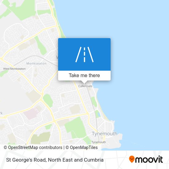 St George's Road map