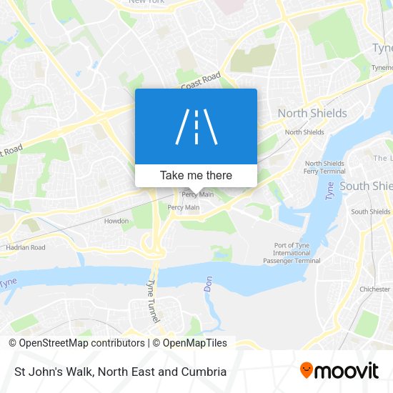 St John's Walk map