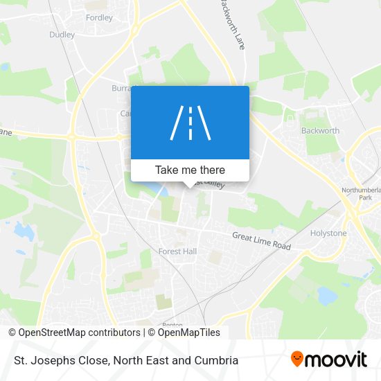 St. Josephs Close map