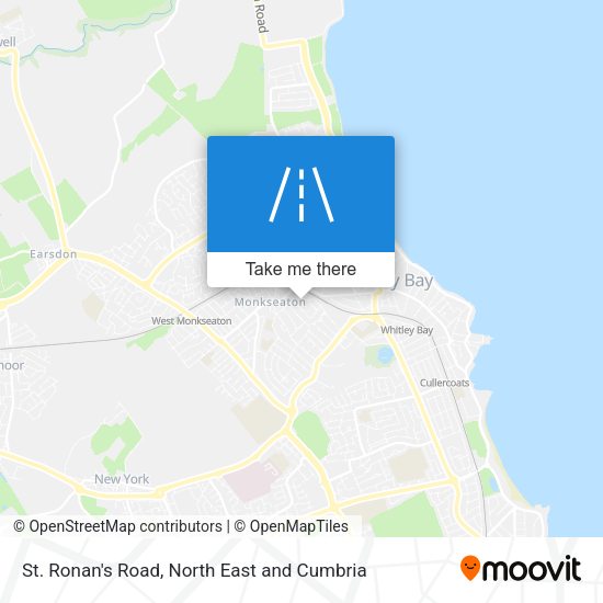 St. Ronan's Road map
