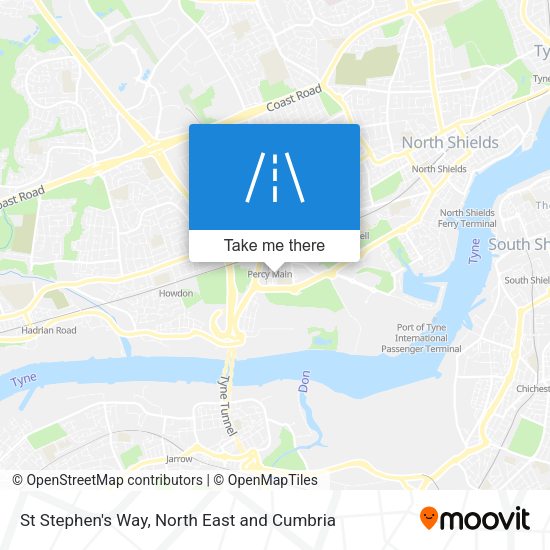 St Stephen's Way map