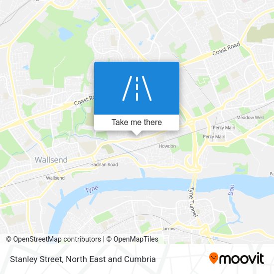 Stanley Street map