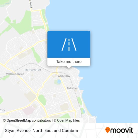 Styan Avenue map