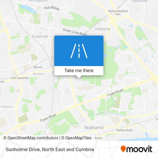Sunholme Drive map