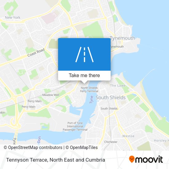 Tennyson Terrace map
