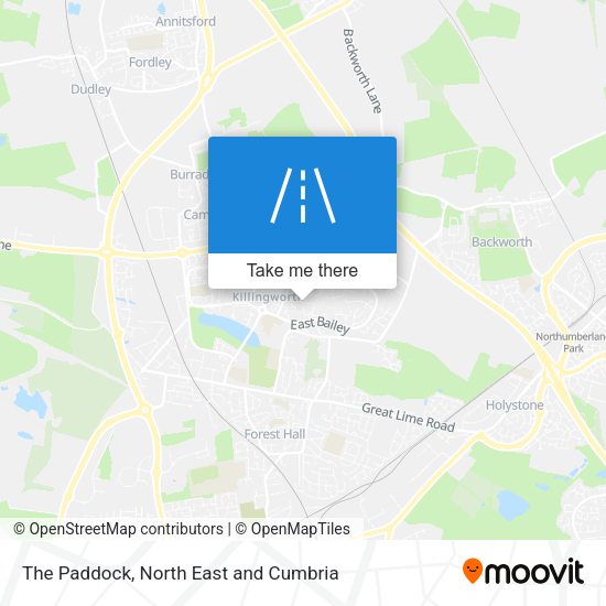 The Paddock map