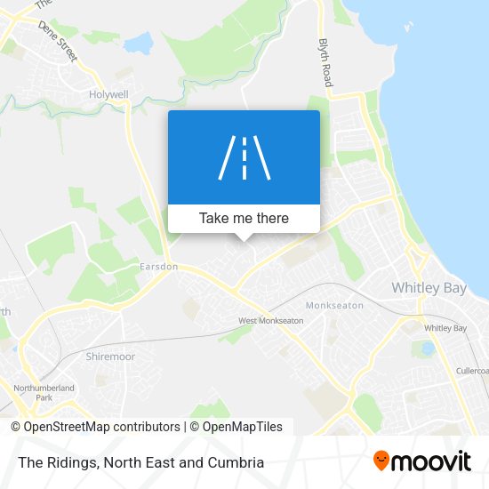 The Ridings map