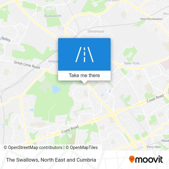 The Swallows map