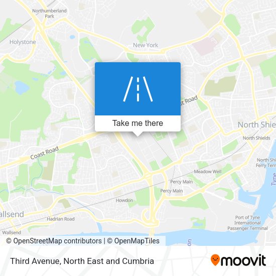 Third Avenue map