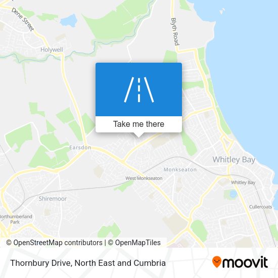 Thornbury Drive map