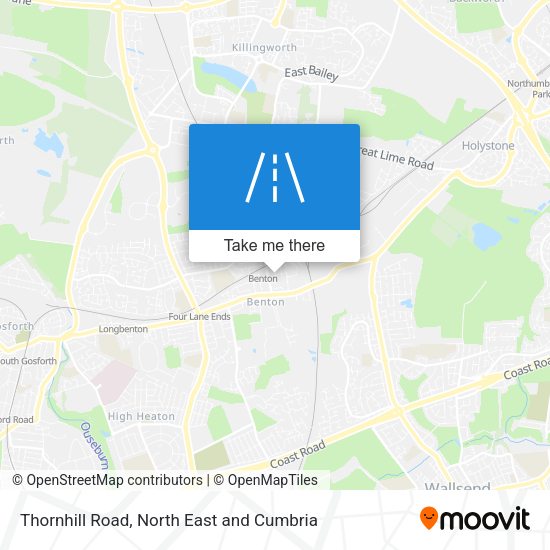 Thornhill Road map