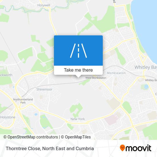 Thorntree Close map