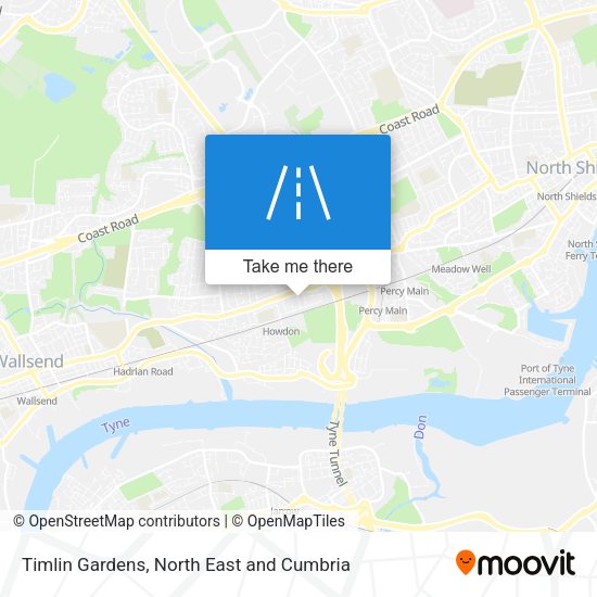 Timlin Gardens map