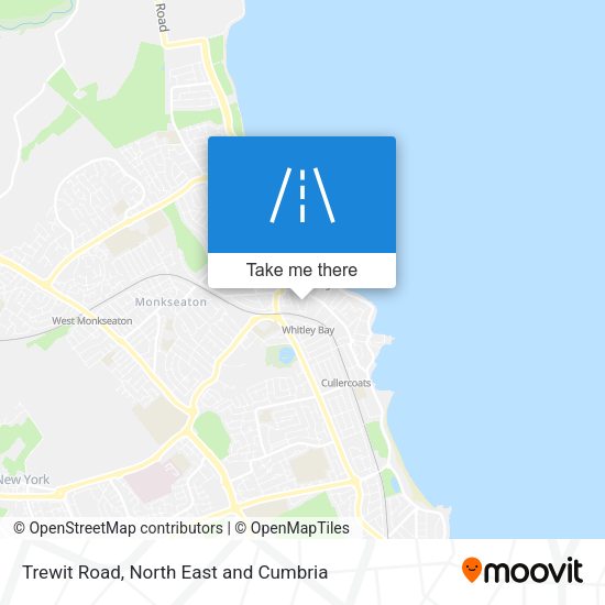 Trewit Road map