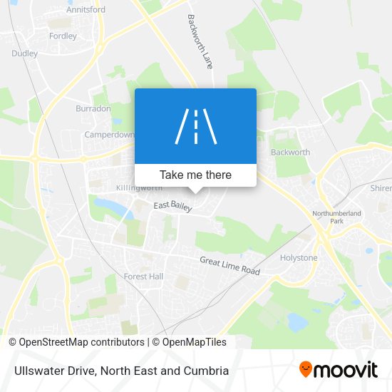 Ullswater Drive map