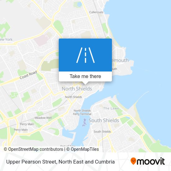 Upper Pearson Street map