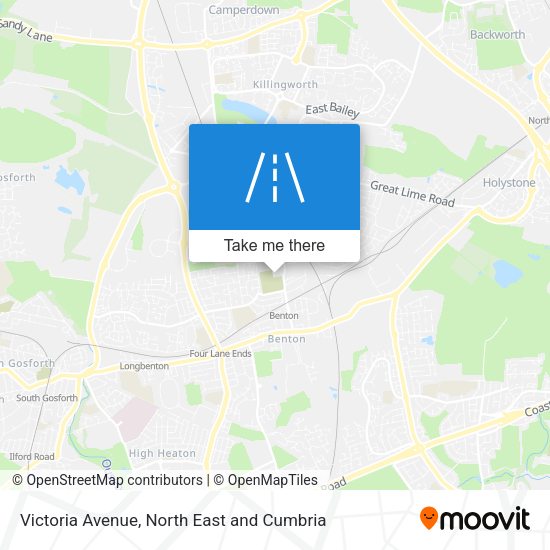 Victoria Avenue map