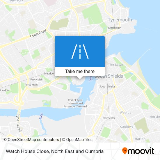 Watch House Close map