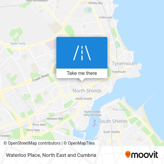 Waterloo Place map