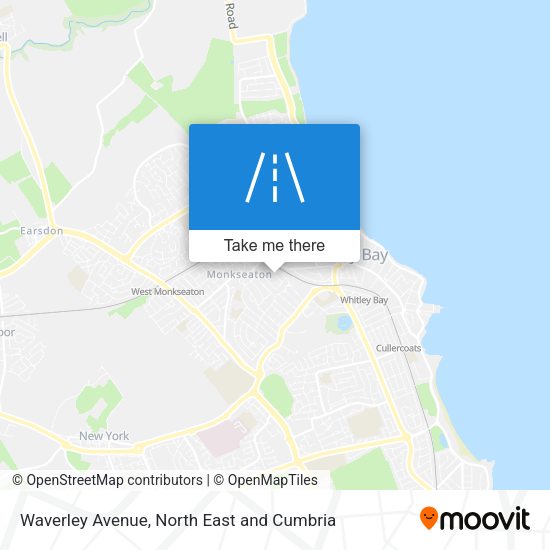 Waverley Avenue map