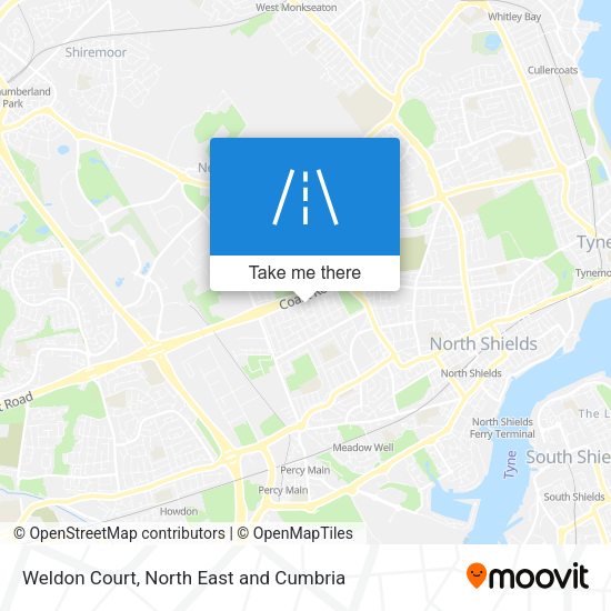 Weldon Court map