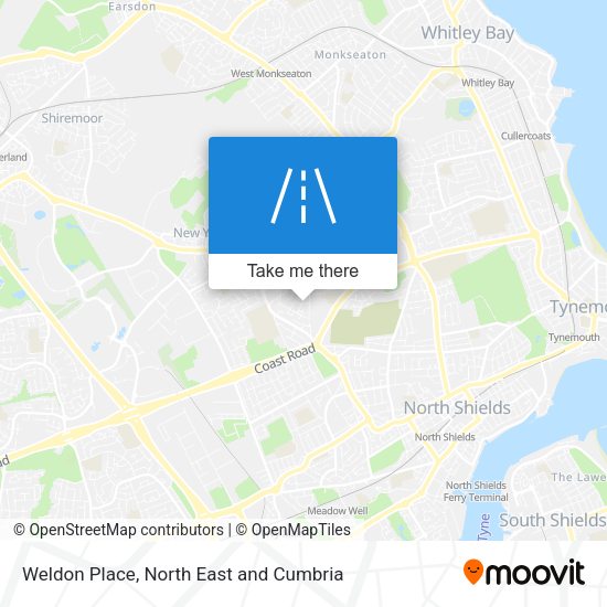 Weldon Place map