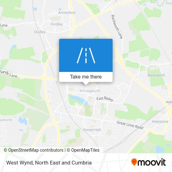 West Wynd map