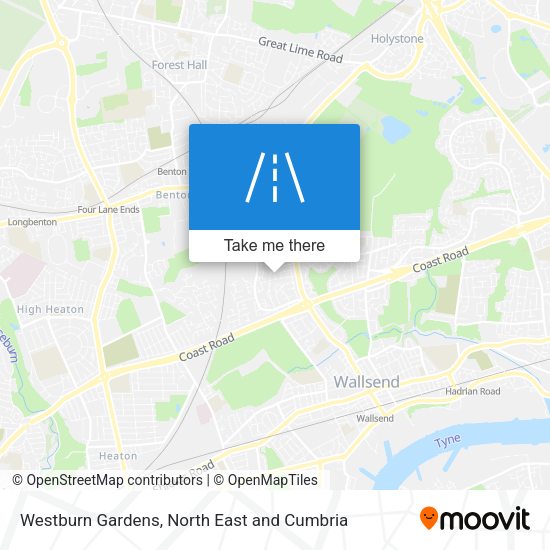 Westburn Gardens map
