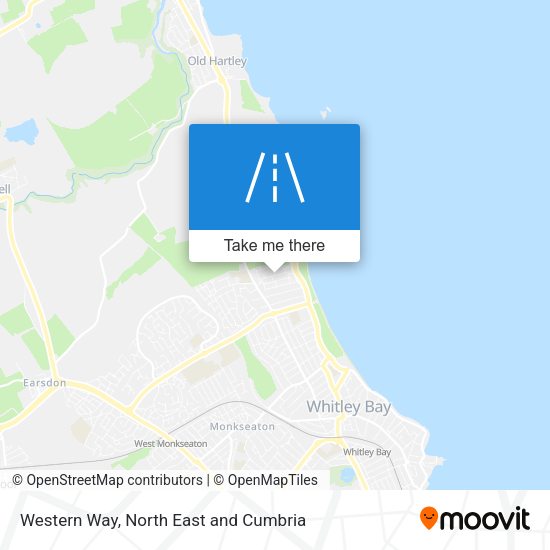Western Way map