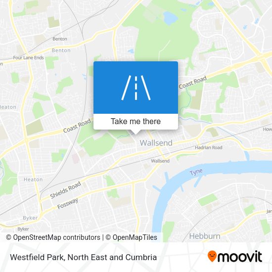 Westfield Park map