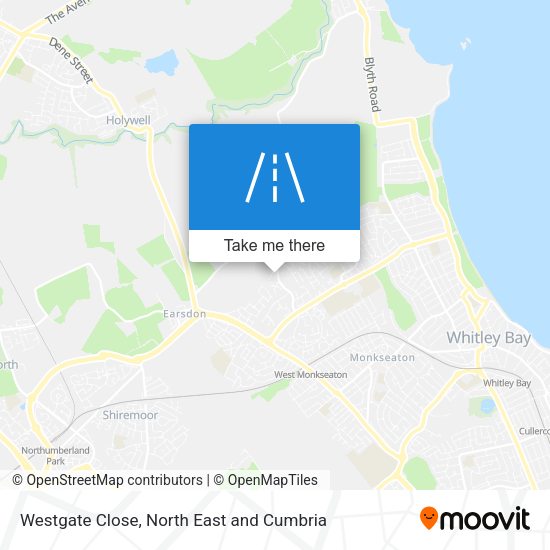 Westgate Close map