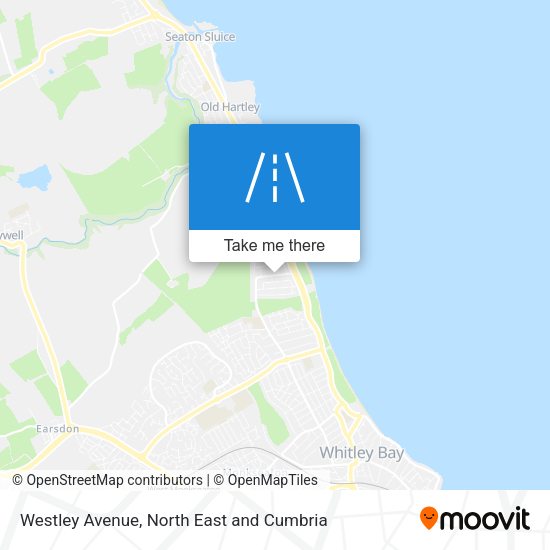 Westley Avenue map