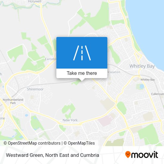 Westward Green map