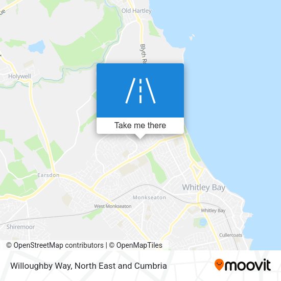 Willoughby Way map