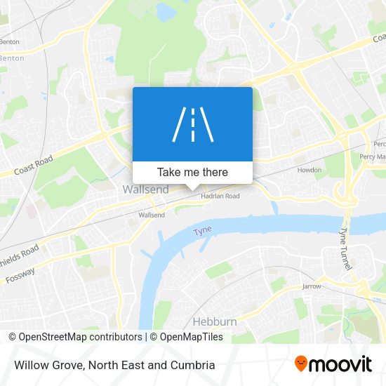 Willow Grove map