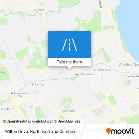 Wilton Drive map