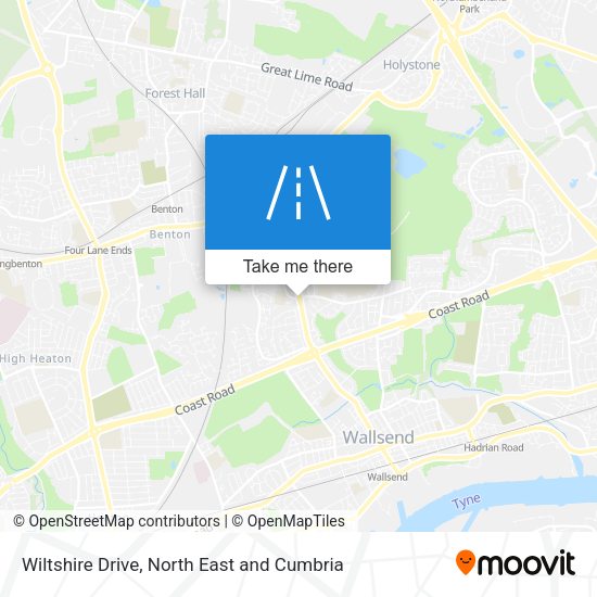 Wiltshire Drive map