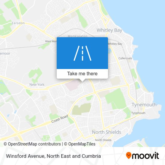 Winsford Avenue map