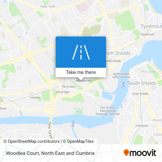 Woodlea Court map