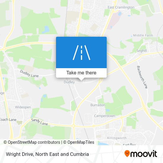 Wright Drive map