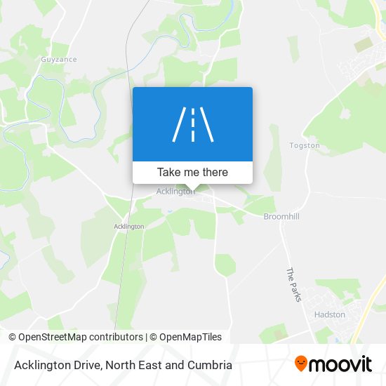 Acklington Drive map
