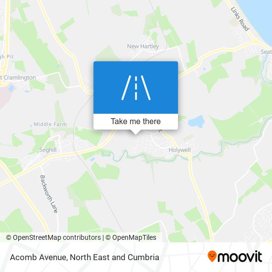 Acomb Avenue map