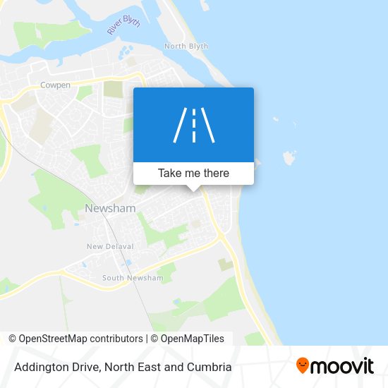 Addington Drive map
