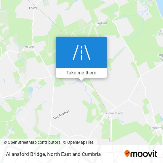 Allansford Bridge map